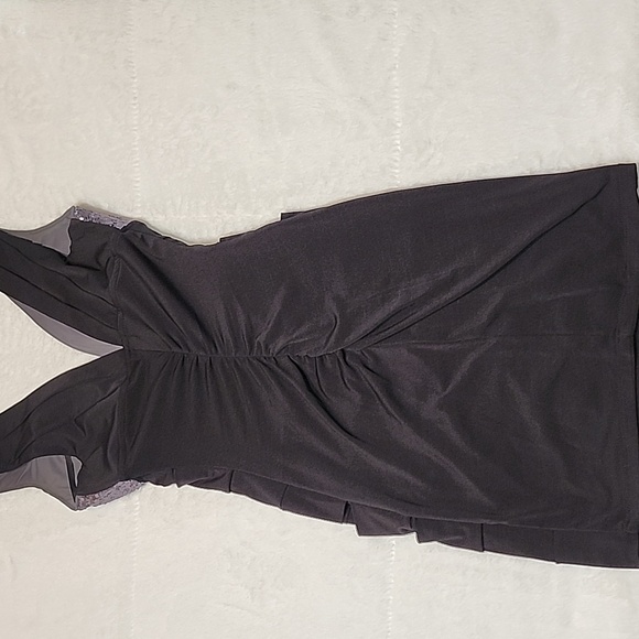 Deb Juniors Size Small Black Formal Dress with Sequin Bust - Picture 5 of 6